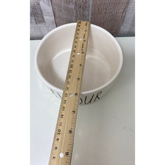 Rae Dunn Dog Bowl "DEVOUR" Ceramic 6" NEW‎ WITH OUT TAGS! - Picture 3 of 3